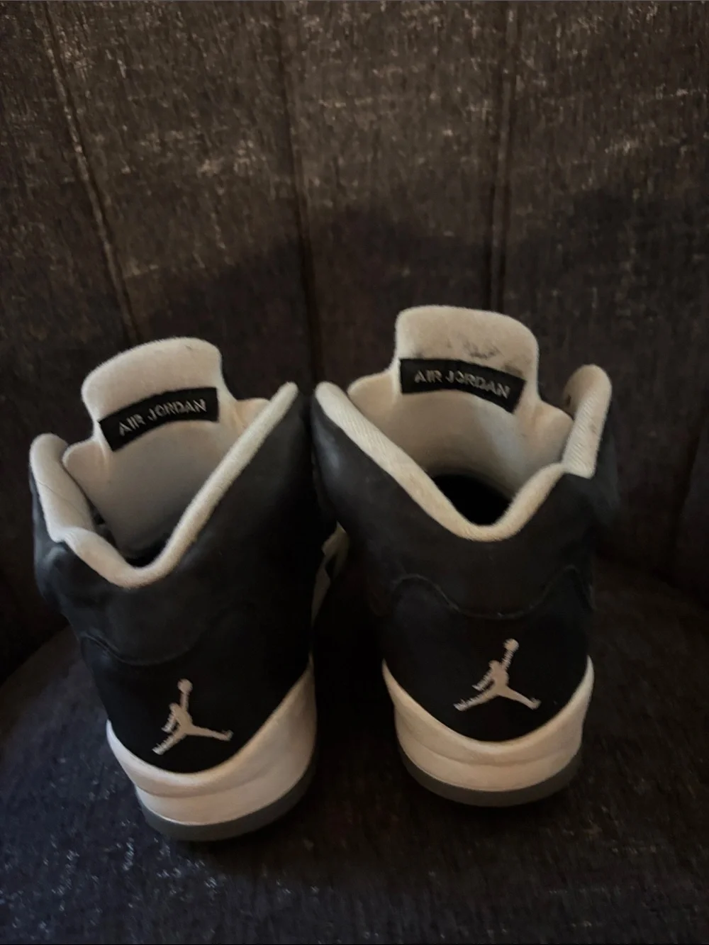 Men's Black High-Top Athletic Sneakers